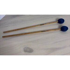Innovative Percussion IP240 Medium IP275 Marimba Mallets Teal Yarn Birch